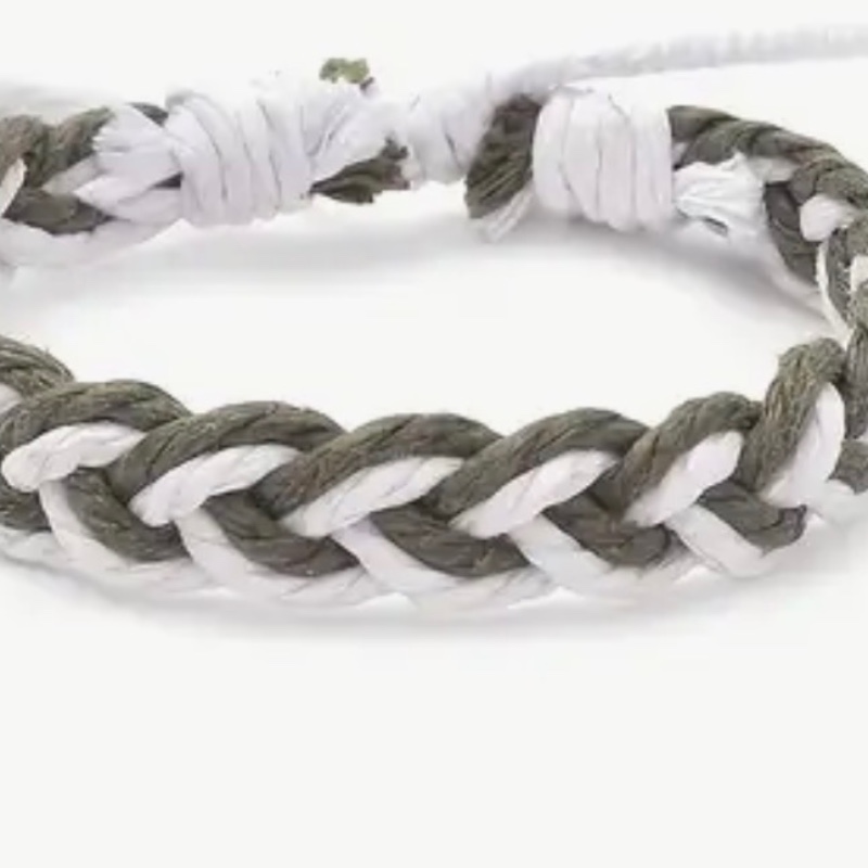 Bracelet tressé corde