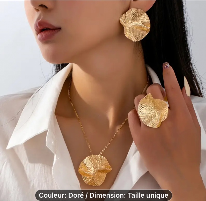 Ensemble de bijoux élégants et sexy