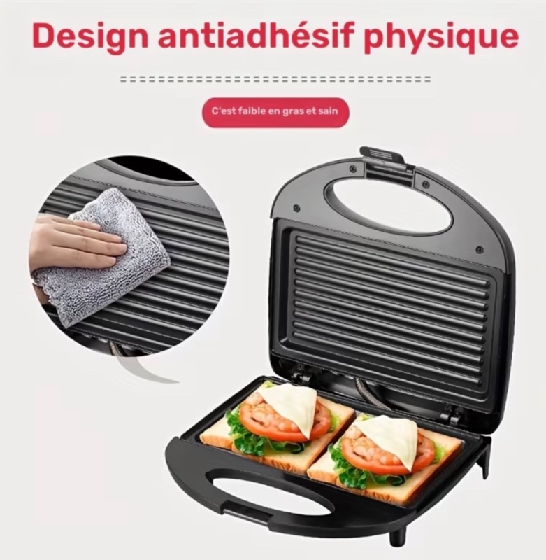 1pc Nirva Grille-pain Électrique & Presse à Panini