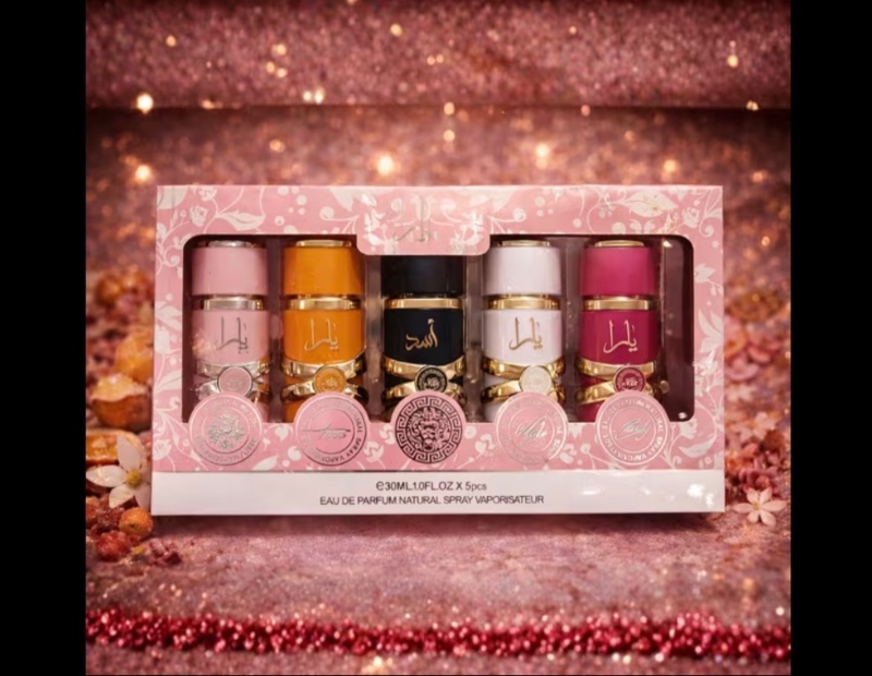 Coffre Yara Rose, Tous, Asad, Moi, Candy Eau de Parfum 30ml*5
