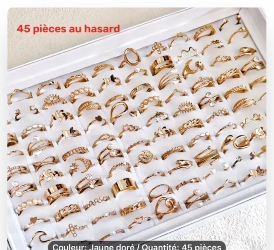 45 pièces au hazard