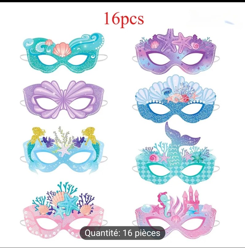 16pcs Décorations de fête sur le thème de la plage