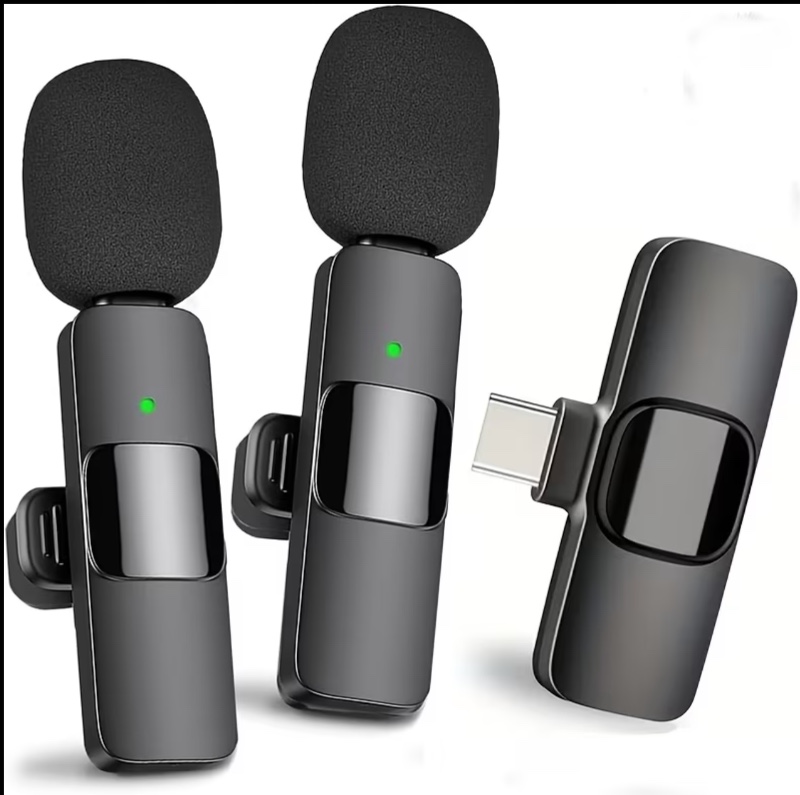 Microphone Lavalier Sans Fil Portable avec USB Intégré