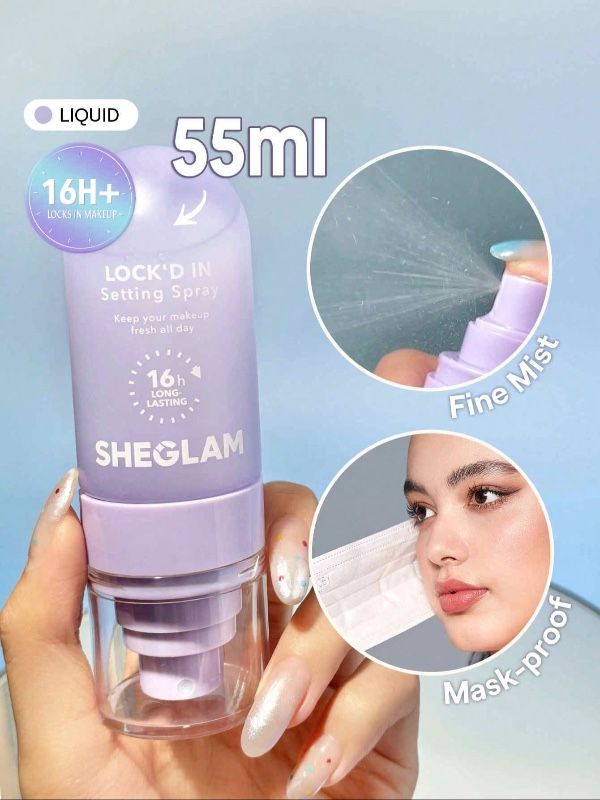 SHEGLAM Spray Fixateur Lock'D In Effet Matifiant