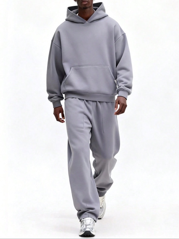 SUMWON Ensemble de survêtement coordonné avec sweat-shirt à capuche oversize