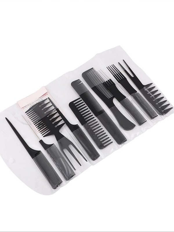 10 pièces Set de peignes de coiffure pour hommes, accessoires pour hommes, peignes pour hommes, accessoires pour homme, accessoires pour la tête pour hommes