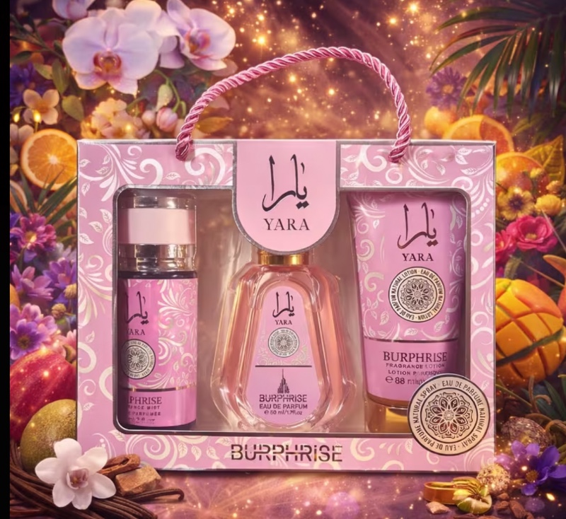 Coffret Cadeau Parfum Femme YARA BURPHISE