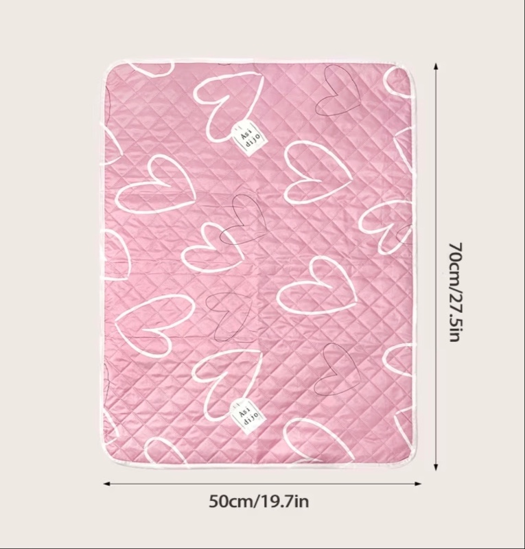 Ensemble de 2 couches pour bébé, matelas lavable et respirant, couches urines réutilisables