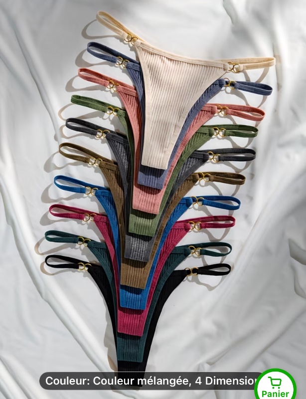 10 culottes strings