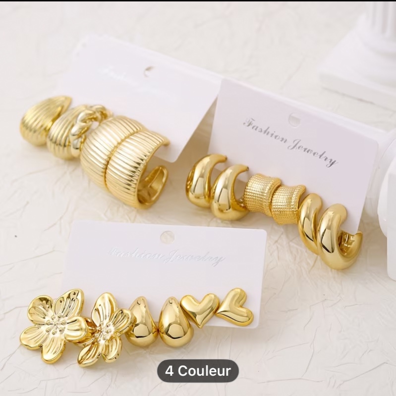 Ensemble boucle d’oreille