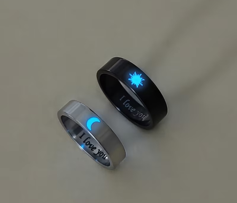 Ensemble de 2 soleils lumineux et anneaux pour exprim