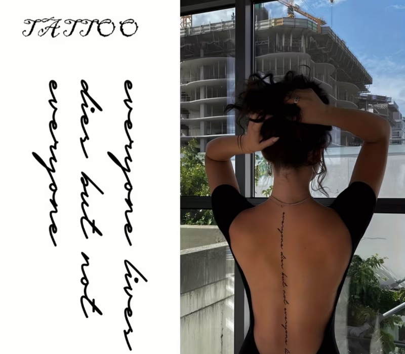 Tatouages temporaires imperméables et hypoallergéniques
