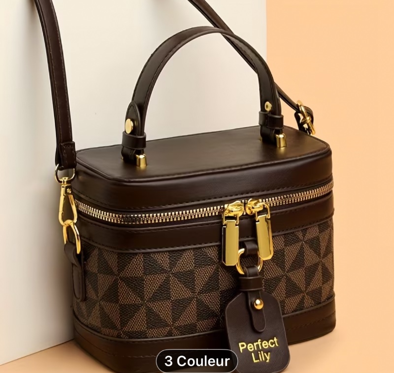 MINI Sac à Bandoulière Femme Mode Nouveau Design Géométrique Contraste de Couleurs, Élégant et Polyvalent Sac Vintage, Petit Sac Carré Classique pour le Travail, Petit Sac Multifonctionnel/Sac à Téléphone/Porte-Monnaie pour Shopping et Dîner, Cadeau pour