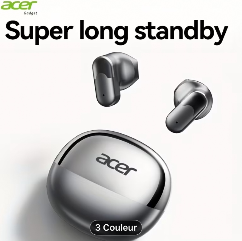 Casque Audio Sans Fil HD - Autonomie Longue Durée, Casque Intra-Auriculaire Stéréo Compact pour Sport et Jeu, Chargement USB, Appels à Réduction de Bruit, Contrôles Tactiles, Matériau Plastique, Thème Anime/Film/Jeu Vidéo, Sans Câble, Batterie Li-Polymère
