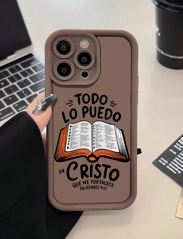 Coque de téléphone avec citation biblique
