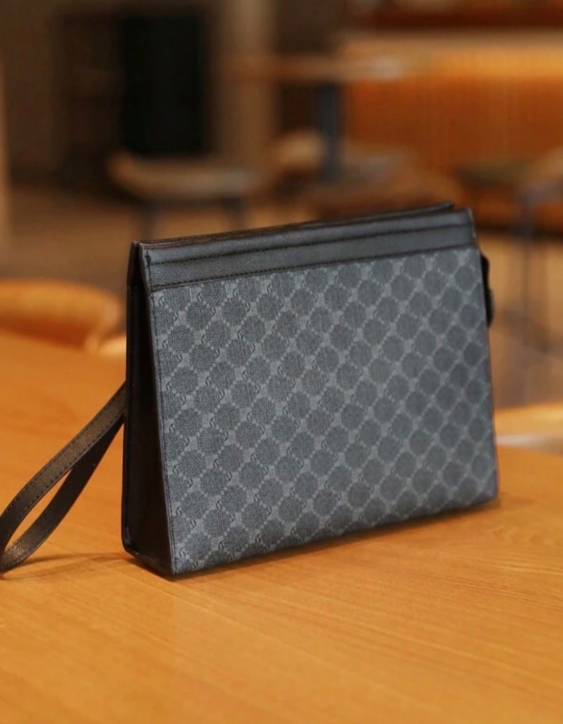 Sac Clutch Business Homme Mode Luxe PU Sac à Main Tendance Homme Enveloppe Sac PAD Sac Tablette Portefeuille