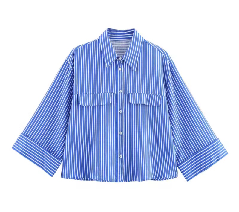 Nouvelle chemise en lin rayée 2026 – Tendance décontractée et élégante