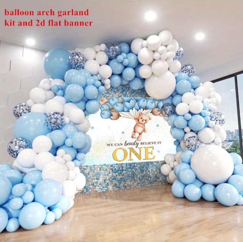 Kit pour un banner plat 2D et une guirlande de ballons