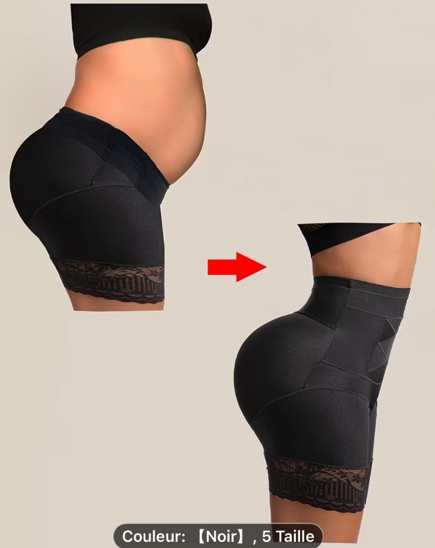 1 pièce Culotte gainante sans couture taille haute pour femme, gainant de contrôle du ventre, gainant de taille, sous-vêtement femme, gainant fourreau pour ventre plat, lingerie femme, rehausseur de fesses