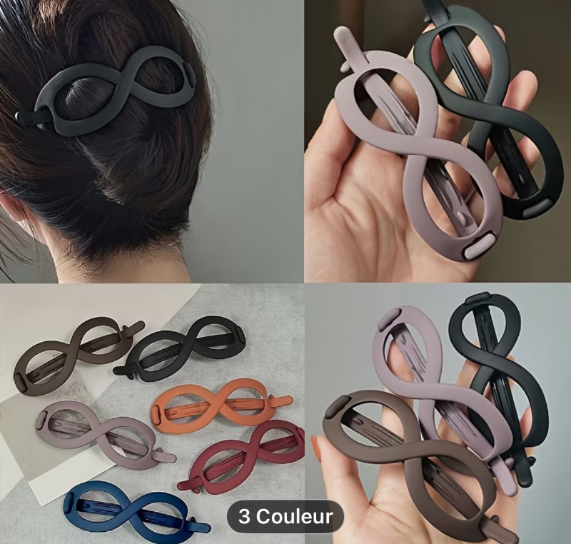 Lot de 2/3/6 nouvelles pinces à cheveux de qualité supérieure pour femme, grandes pinces bec de canard pour chignons et queues de cheval à l'arrière de la tête, pinces à saisir, accessoires de tête pour la douche et les sorties, pinces et épingles à cheve