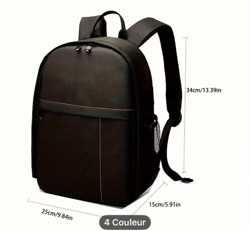Sac pour appareil photo vendu en gros, sac à bandoulière pour photographie numérique, sac à dos pour appareil photo, léger, grande capacité de rangement pour appareil photo , pour hommes et femmes Nikon Canon, sac à dos pour appareil photo extérieur