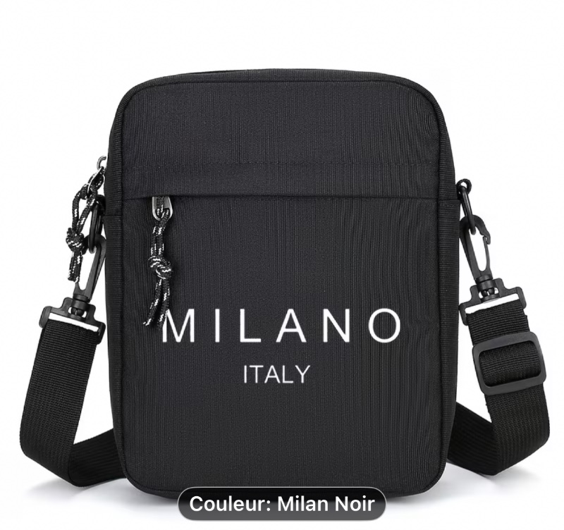 Sac Bandoulière Tendance Homme Mode Cool Grande Capacité Oxford Vertical Petit Sac Carré Vélo Décontracté Pratique Sac Épaule Unique Homme