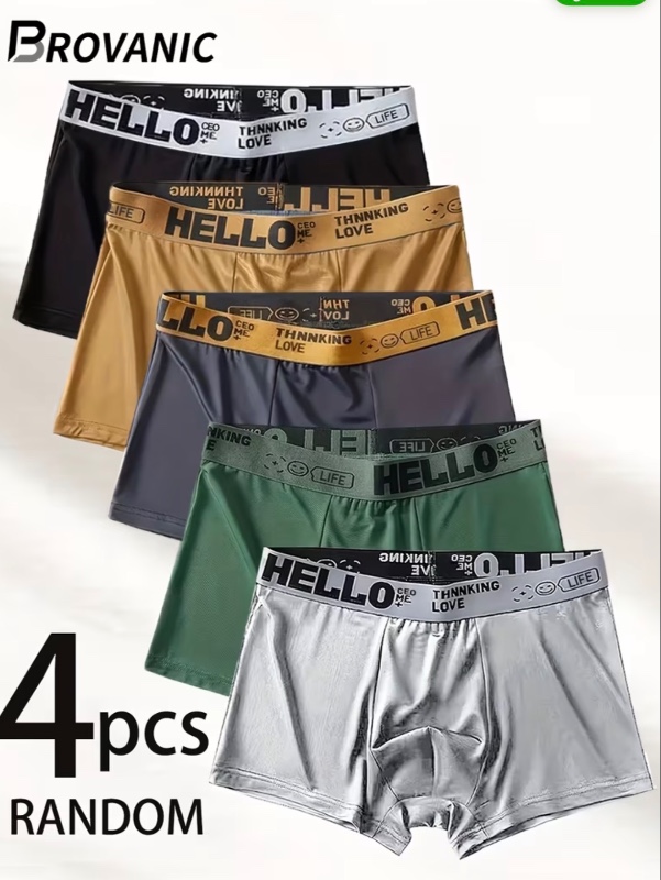 Lot de 4 boxers BROVANIC pour homme