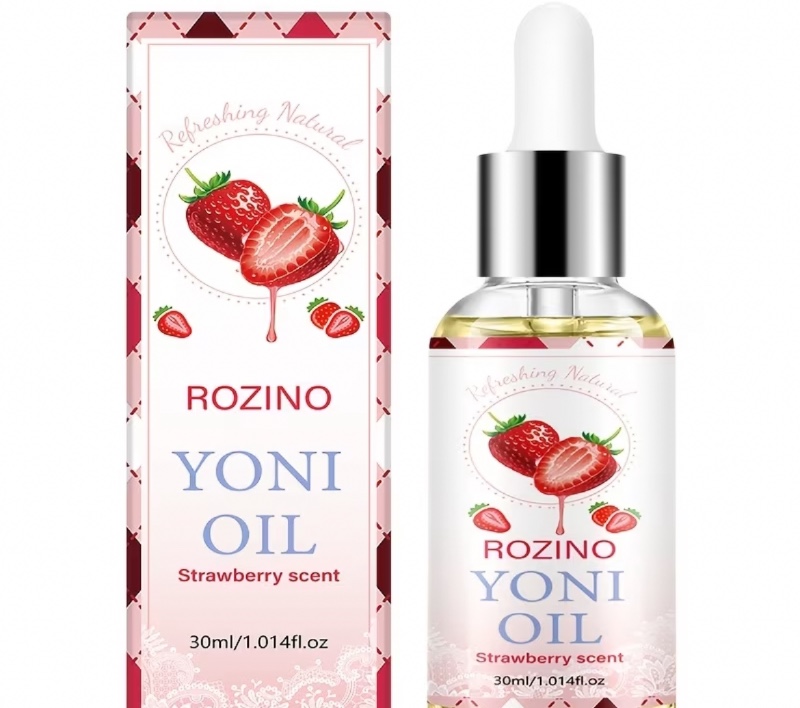 [Pour les parties Intimes Féminines] Huile Essentielle de Fraise pour le Soin des parties Intimes des Femmes. Raffermissante, Hydratante et Nourrissante, Parfumée pour Éliminer les Odeurs, Douce pour la Peau sans Irritation, soulageant le malaise et la se