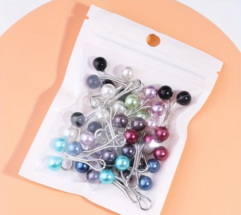 24 Clips en U pour fixer foulards et châles, conçus pour les femmes