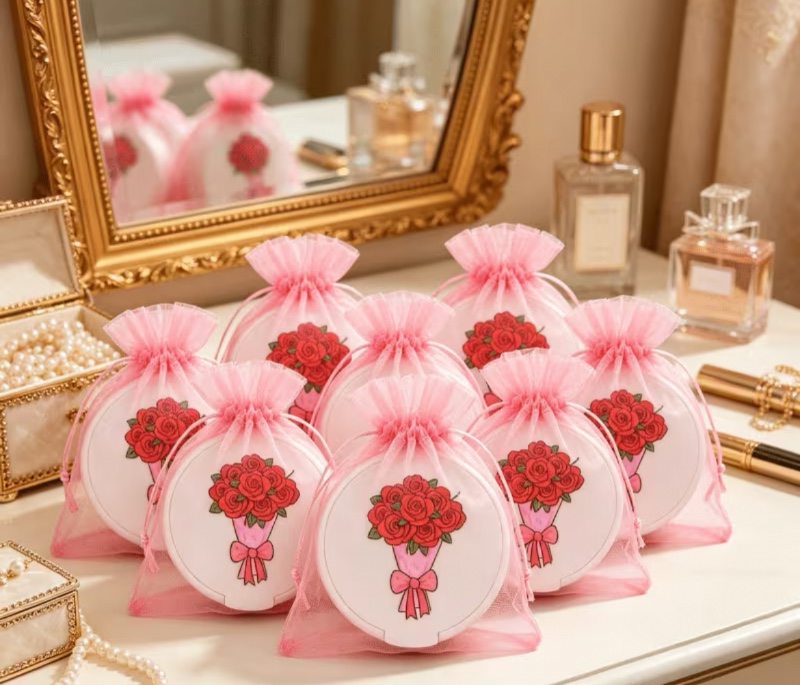 12pcs Roses (6sacs+6mirrors)