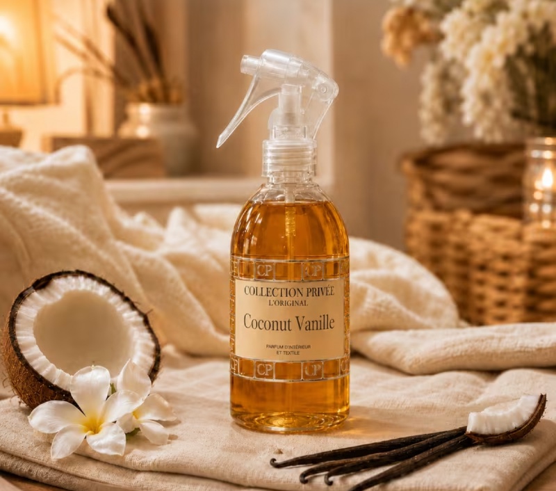 Collection Privée L’Original Coconut Vanille Parfum 250 ml – Parfum gourmand, vanillé et chaleureux
