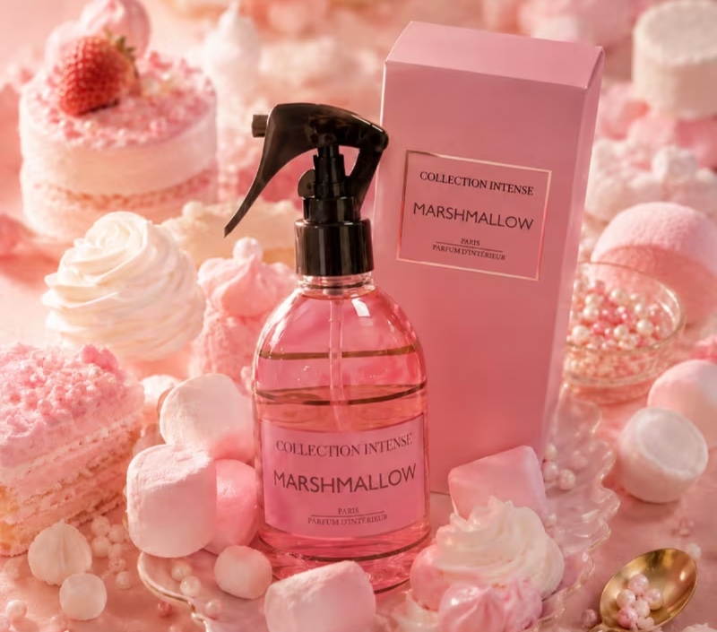 Collection Intense Marshmallow Parfum d’Intérieur 250 ml – Parfum doux vanillé et poudré