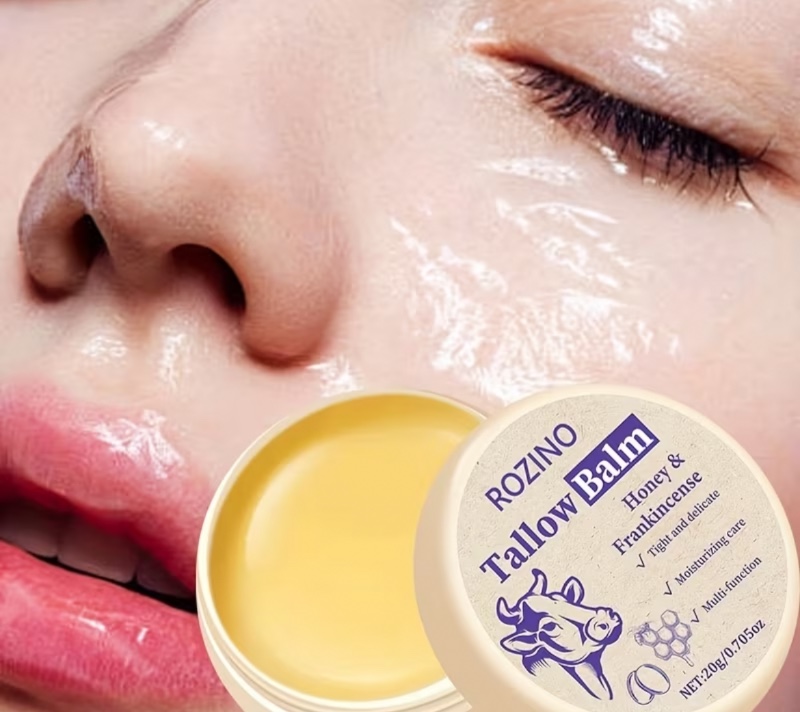 Crème de soin du visage à la suif de bœuf, hydratation pour un aspect plus jeune des rides fines, des rides, des pattes d'oie, des rides du sourire, des rides de la tristesse, etc. Rend la peau plus lisse et plus ferme, donne une apparence saine, lisse et