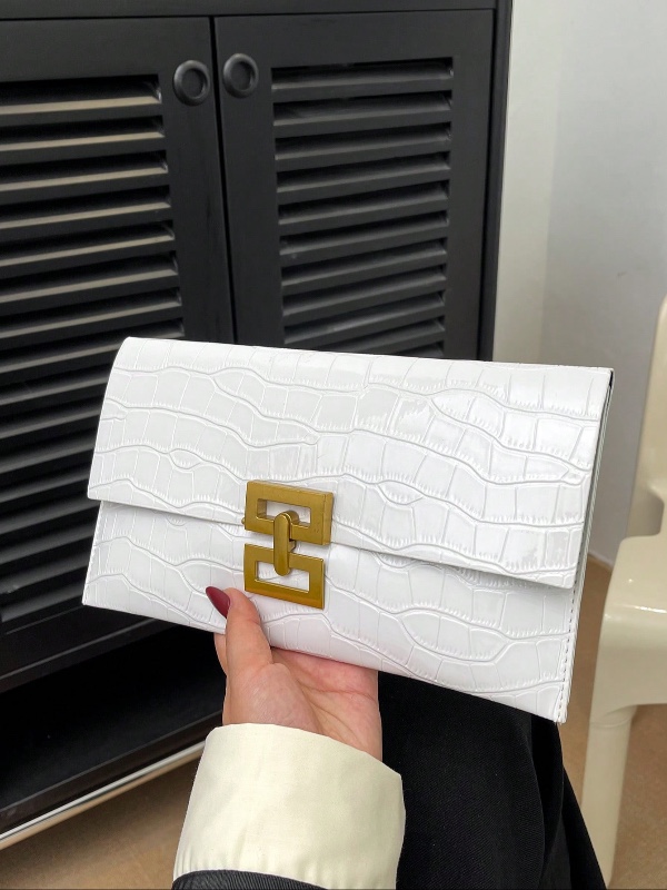1 Pièce Couleur Unie Minimaliste Sac De Soirée De Mode À Motif De Pierre
