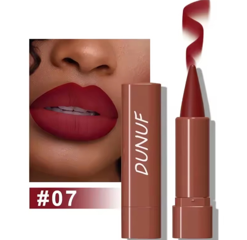 Stylo à rouge à lèvres mat dégradé, rouge marron velours, crayon durable, imperméable, maquillage Sexy pour femmes