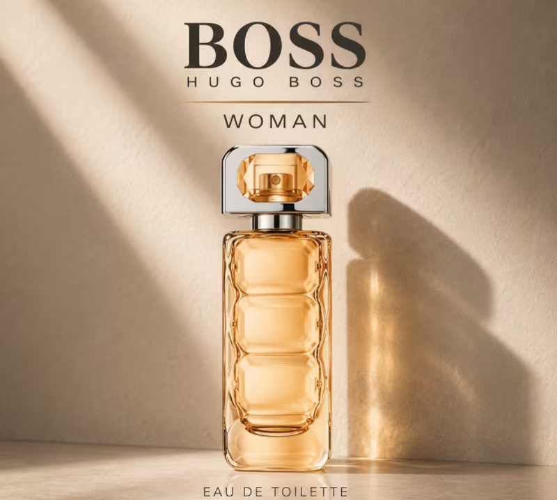 HUGO BOSS Woman Eau de Toilette Femme 30ml – Parfum Floral Fruité Vanille