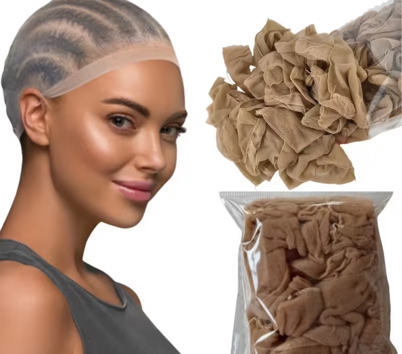 Lot de 16 filets à cheveux invisibles couleur peau, en maille de nylon très élastique et douce, ultra-fins et respirants, n'étouffent pas le cuir chevelu, élastiques et extensibles pour s'adapter à toutes les circonférences de tête, invisibles et ajustés