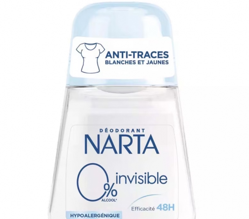 Narta - Anti-Trace Deodorant 48h Invisible 0% - 50ml